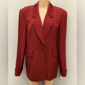 Zelda embellished floral blazer